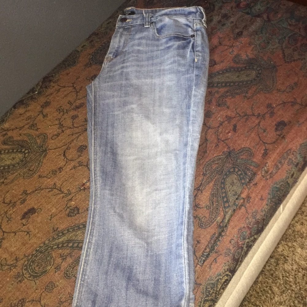 J Crew matchstick  cropped jeans